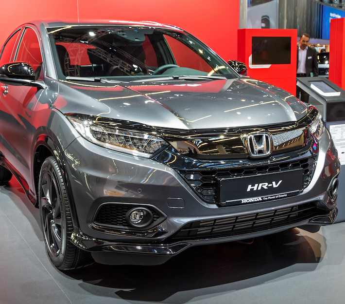 The Honda HR-V comes in multiple different trims including the LX, Sport, EX, and EX-L trims that have individual features.