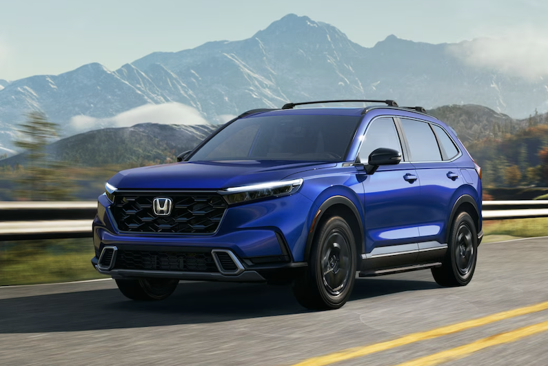 The 2024 Honda CR-V is a compact SUV that offers a new interior and exterior redesign and upgraded turbocharged engine options.