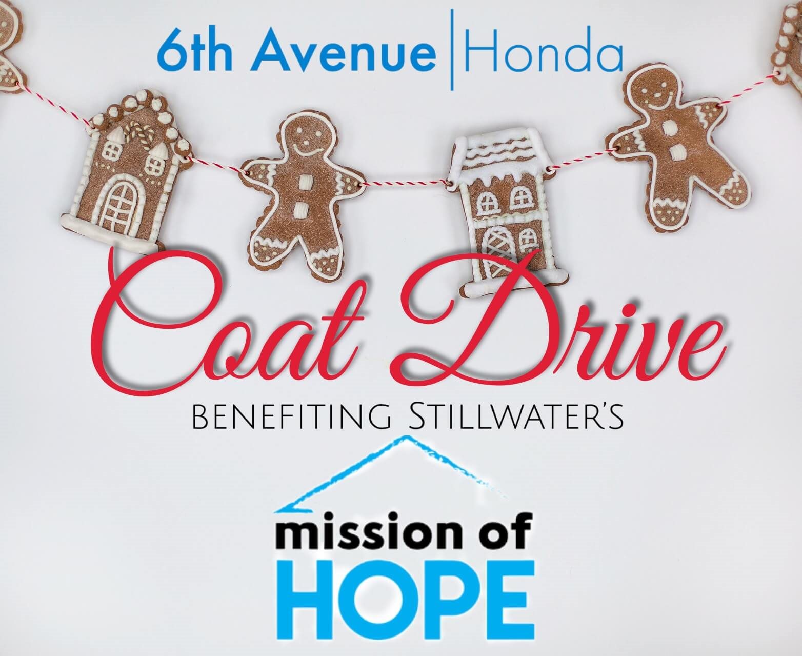 gingerbread cookies and dealership logo