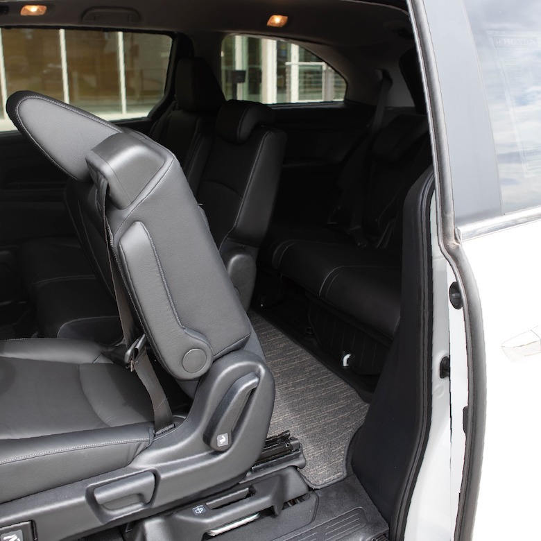 The 2025 Honda Odyssey family-friendly minivan is available in numerous colors including several colors with a pearl finish.