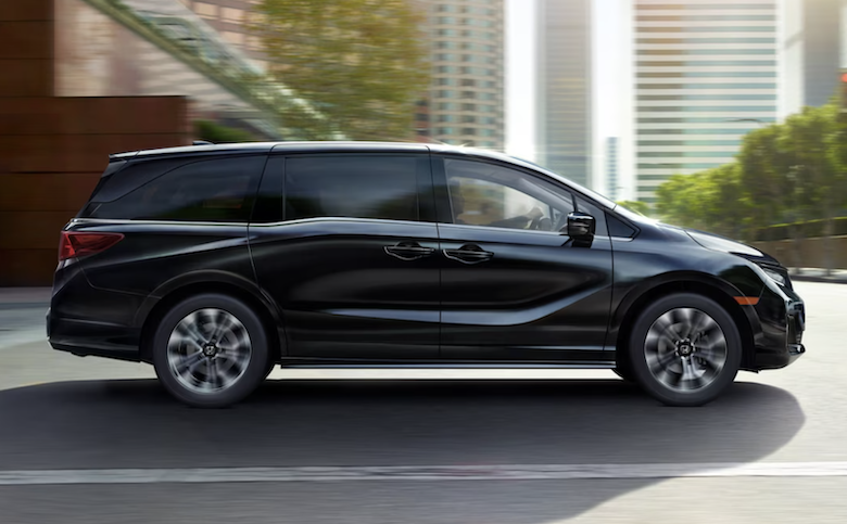 The 2026 Honda Odyssey minivan can seat eight passengers, features Magic Slide second-row seating, and a 280 hp V6 engine.